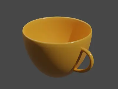 Teacup cup Free 3D model