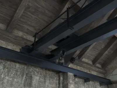 Warehouse Converted Mill 3D model