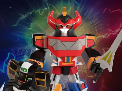 Megazord SD - Power Ranger 3D model