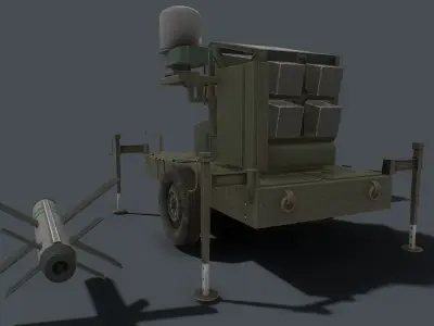 Exactor mk2 Low-poly 3D model