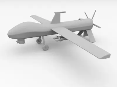UAV v2 3D model