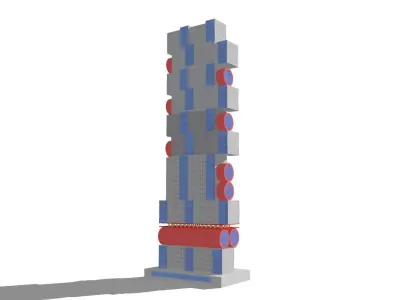 Commercial high-rise 06 3D model