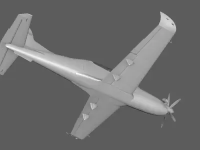 Hurkus Plane Model 3D model