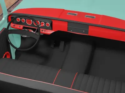 Pickup Ford F-100 1972 Free 3D model