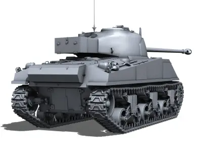M4 Sherman Firefly VC 3D model