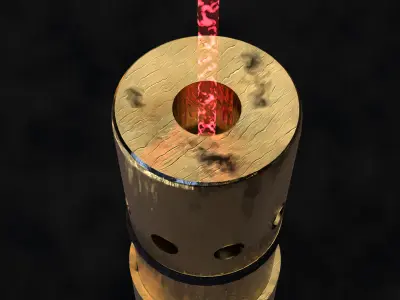 9mm Laser Cartridge 3D model