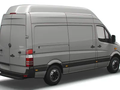 Mercedes Benz Sprinter Van L2H3 2008 3D model