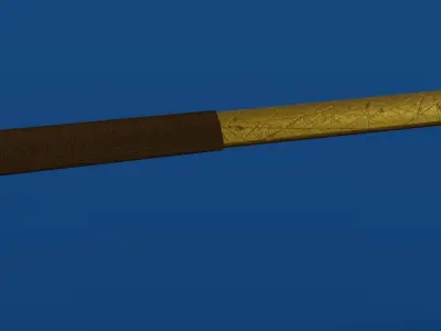 Pantheon Spear Free low-poly 3D model