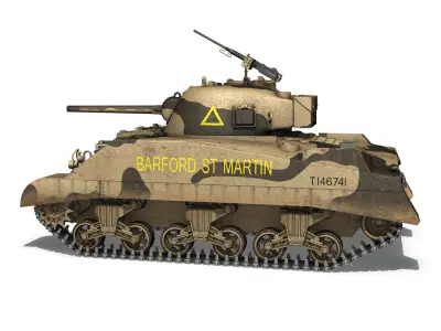 M4 Sherman MK III - Barford St Martin 3D model