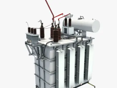 High Voltage Capacito 3D model