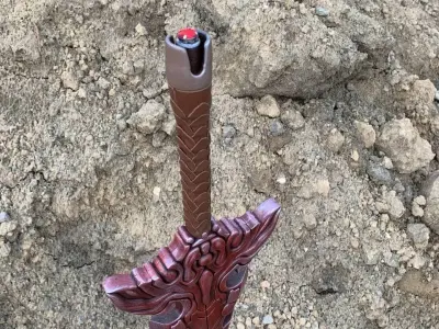 3D model Homunculus Sword from Lineage2 Game 3D print model