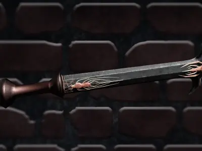 POP02 -Spide Sword - FanModArt Free 3D model