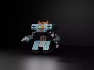 Tank Bot 3D model