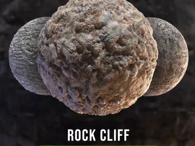 Rock Cliff - 5 Scanned Texture Pack - Part 01 Texture