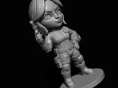 Lucy MacLean  Fallout 3D print model