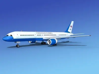 Boeing C-32 US Air Force  3D model