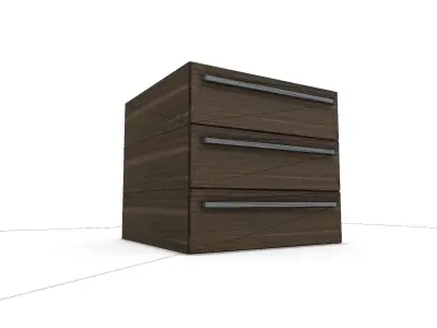 Kitchen Counter SHC Quick Office LM Low-poly 3D model