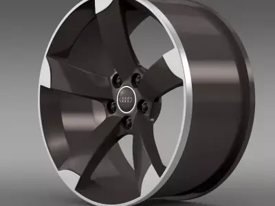 Audi R8 Spyder rim 3D model