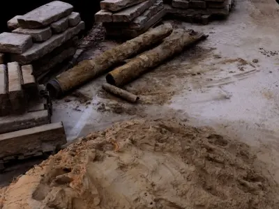 construction site 3D model