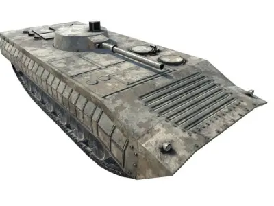 Low Poly BMP1 IFV Low-poly 3D model