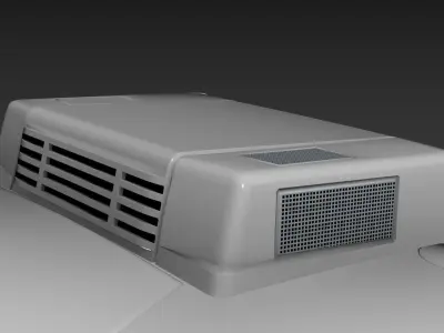 Truck Parking Air Conditioner Webasto Cool Top Vario 10E Low-poly 3D model
