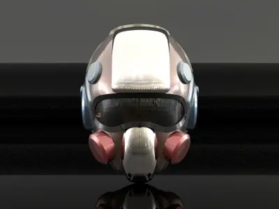 laos Game Helmet Low-poly 3D model