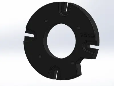 Landini tractor front wheel weight design Free 3D model