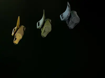 Safariland holster 2 Low-poly 3D model