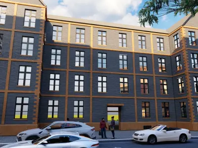 House Building 04 Low-poly 3D model