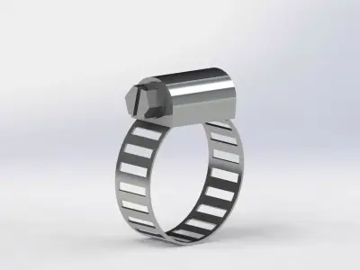  hose clamp 3D model