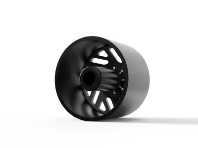 FRONT SPECIALITY FORGED D015 WHEEL 3D MODEL 3D model