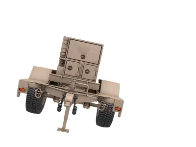 Military Generator MEP 803A 3D model