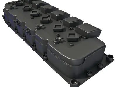 3D Engine Valve Cover B 3D model