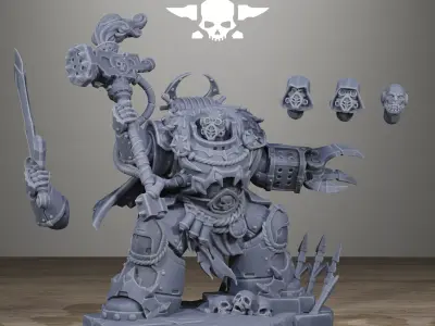 Corrupted Guard Zorvan Lord 3D print model