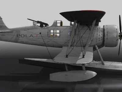 RO43 on board POLA Low-poly 3D model