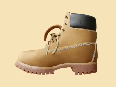 TIMBERLAND BOOT Free low-poly 3D model