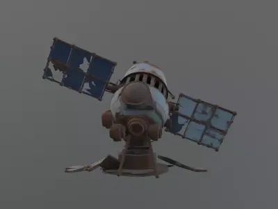 abandoned satelite 3D model