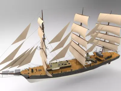 Sailing Ship Type Z 3D model