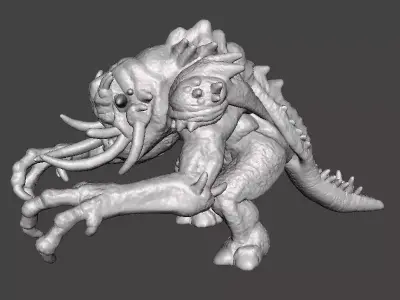 6MM SCALE FELUCIAN BULL RANCOR MODEL SCIFI OR FANTASY GAMES EPIC 3D print model
