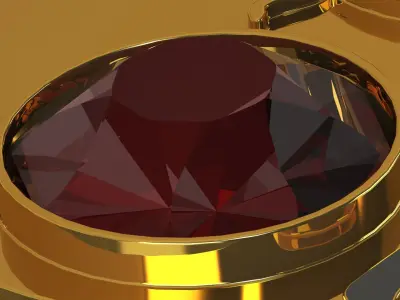 Legendary Khopesh Sword with Flying Scarab Guard - 3D Model 3D print model