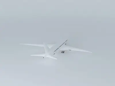 Boeing 787 at Boeing Field Free 3D model