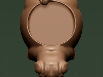 Pot-pugdog -free Free 3D print model