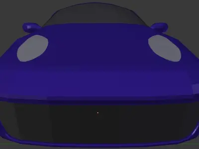 Purple car Free 3D model