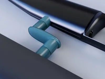 Nintendo Switch Gamepad Fishing Video Games 3D model