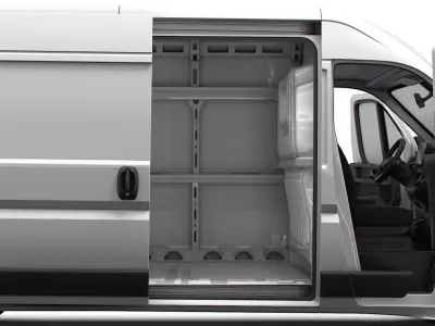 Fiat Ducato Van L4H2 HQ Interior 2023 3D model