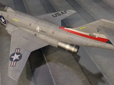 McDonnell F-101B Voodoo 3D model