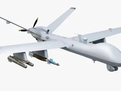 MQ-9 Reaper 3D model buy