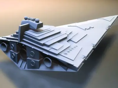 STAR WARS - ALL STARSHIPS PACK Low-poly 3D model