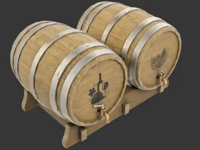 Bar Barrel V1 3D model