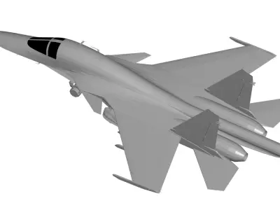 Sukhoi Su-34 3D model